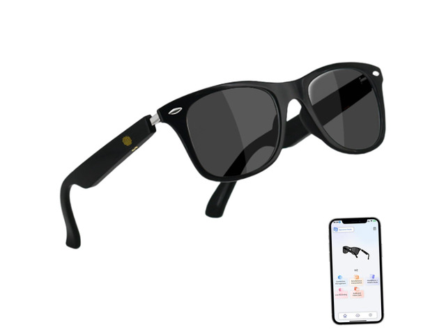 AI Smart Glasses for Men Women - UV Protection Smart Sunglasses Real-Time Translation Bluetooth Glasses with 169 Languages, Open-Ear Design,...