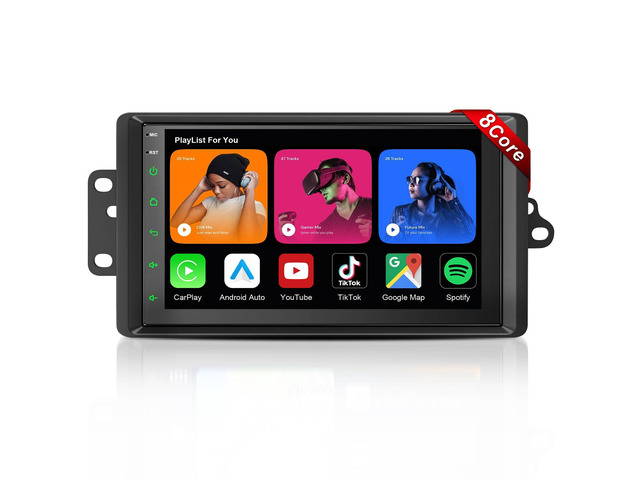 [8 core 4G+64G] Car Stereo for 2003 2004 2005 2006 Chevrolet Chevy Silverado Tahoe GMC Sierra Yukon, Wireless Carplay and Android Auto with 7''...