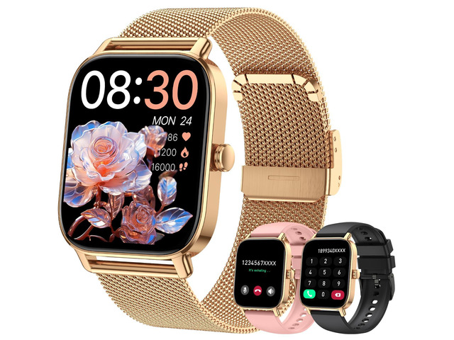 Smart Watch For Women Android/iPhone: Fitness Trackers Smartwatch 1.85' Bluetooth Calls Answer/Make IP68 Waterproof Womens Watches Activity...