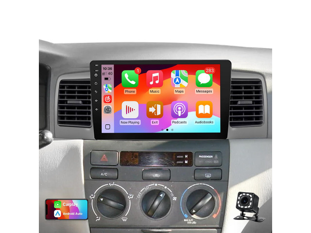 9 Inch Linux Car Radio for Toyota Corolla 2003-2008 Carplay Stereo Upgraded Fast Boot Screen(Non J. B.L Version), 9' IPS Touchscreen Head Unit...