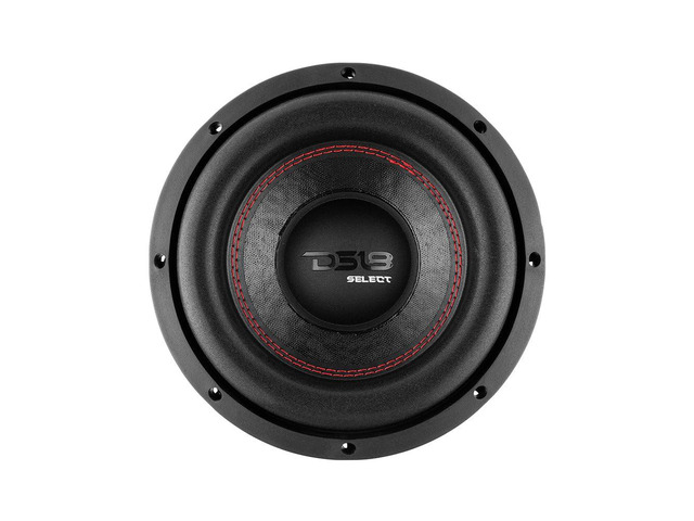 SLC-8S Subwoofer in Black - 8-Inch Speaker, 400W Max Power, 200W RMS Power, Aluminum 4 Layer Voice Coil, Black Steel Frame, SVC, 4 Ohm Impedance,...