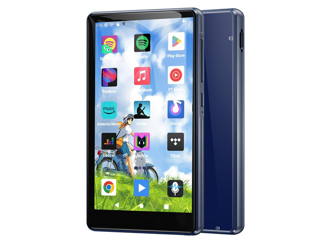 160GB MP4 MP3 Player with Bluetooth and WiFi, Spotify for Kids 4.5' Touchscreen, Parental Controls Android MP4 Player with Amazon Music, YouTube,...