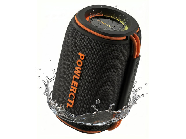 Bluetooth Speaker, 360° Portable Wireless Speaker, IPX6 Waterproof, Bluetooth 5.3, Dual Bass, RGB Light, TWS for Home/Outdoor/Party/Camping, Gift...