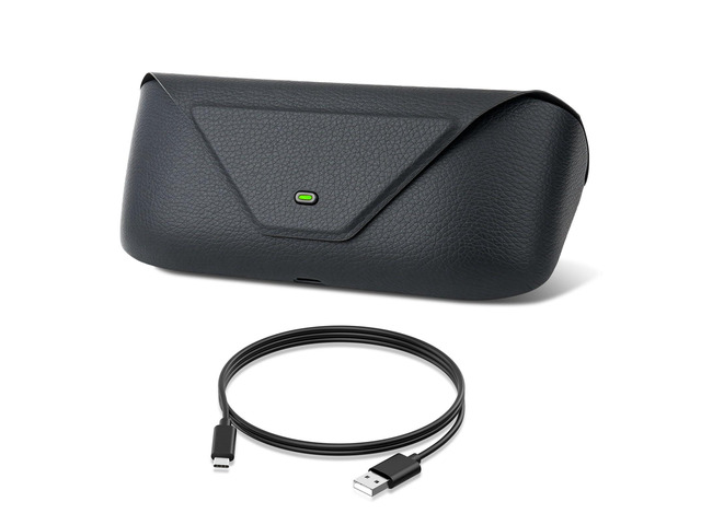 Portable Charging Case for Ray-Ban Meta Headliner/Skyler/Wayfarer/Oakley HSTN/Blayzer Optics/Scriber Optics, Smart Glasses Replacement Charger Dock...