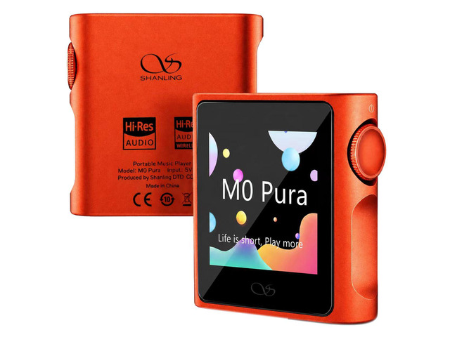 M0 Pura Hi-Fi MP3 Player, Dual CS43131 DAC, 250mW@32 Balanced Output, LDAC Bluetooth 5.0, USB DAC/AMP, Supports 2TB, 1.54' Touch Screen, Hi-Res...