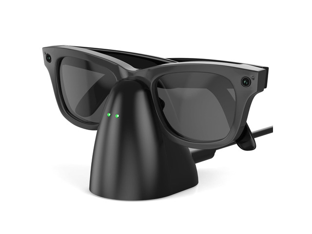 Charger Stand Compatible with RayBan Meta Smart Glasses, Portable Charging Dock for Wayfarer, Headliner & Skyler Gen 1 with 59' USB-C Cable (Not...