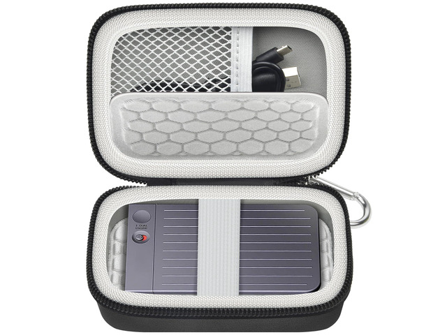 Travel Carrying Case for Plaud Note Pro/Note AI Voice Recorder Padded Divider, Mesh Pocket, Organized Interior with Sectioned Design, Carabiner,...