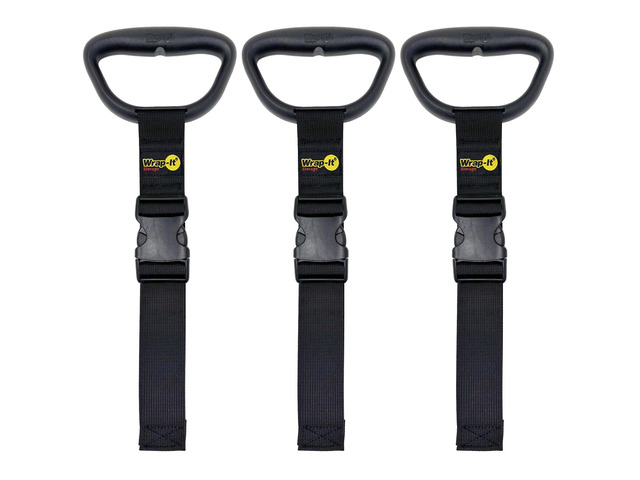 Clip 'n Carry Straps - 25' (3-Pack) Carrying Straps for Water Hose Storage and Extension Cord Holder