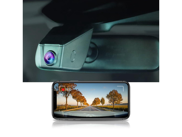 4K Dash Cam Suitable for Toyota Tacoma 2016 2017 (12 Pin) HD2-6275, OEM Factory Look, UHD 2160P Video, Built-in WiFi & APP, Loop Recording,...