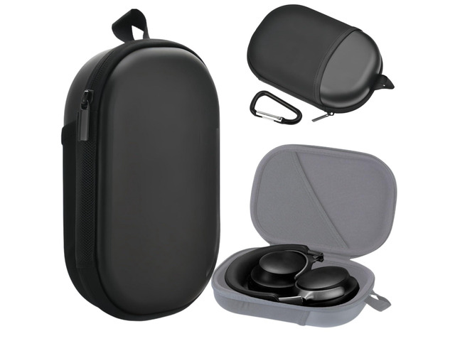 Headphones Case for Bose QC45/QC35/QC25/QC15/QC Ultra II/Ultra Gaming Headset, QC25, PU Hard Shell Travel Carrying Case Bag with Cable Storage for...