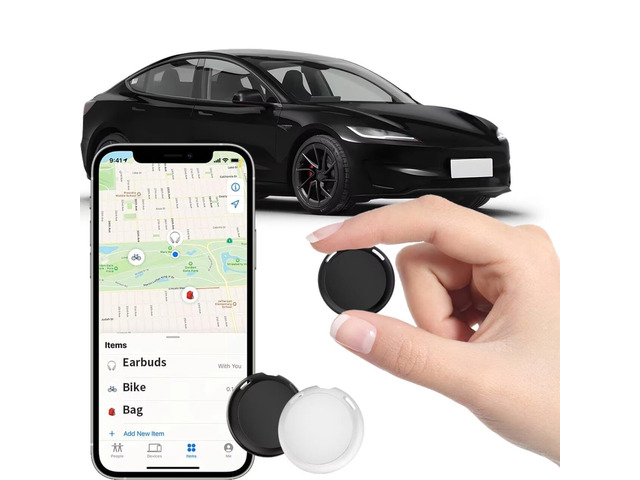 2 Pack GPS Trackers for Vehicles Work with Find My(iOS Only)Mini Car Finder