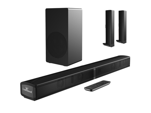 4.1 Soundbar with Subwoofer, Surround Sound System for TV 160W, 32 inch detachable surround system with wired subwoofer, 3 EQ modes, Bluetooth...