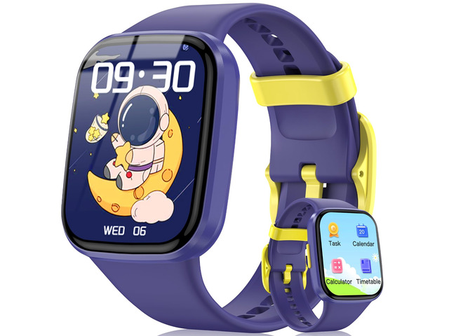 Smart Watch for Kids No APP/Phone Needed, HD Touch Screen Fitness Tracker with Heart Rate, Sleep Monitor, IP68 Waterproof Smartwatches with...