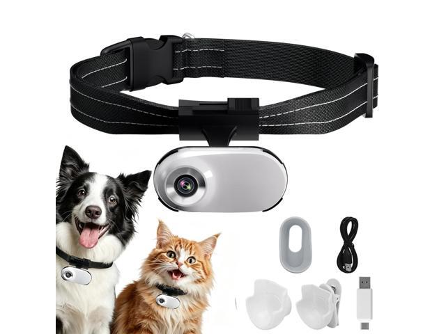 HD 1080P Cat Camera Collar with Video Record Wireless Mini Sport cam,Small Action Cameras,Body Camera for Pet Supplies/Stuff,Outdoor/Inoor Birthday...