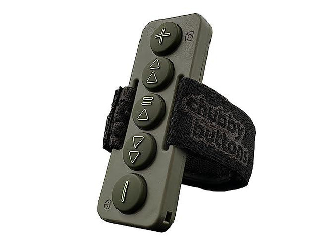 Wearable Bluetooth Remote Control Music, Gemini or Siri, Answer Calls- Wearable, Big Buttons for Gloves
