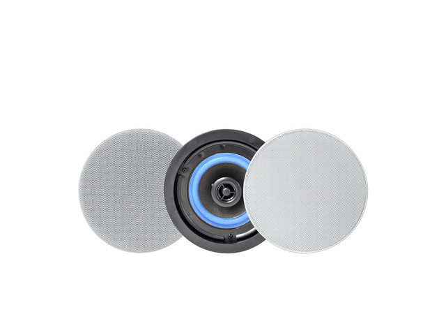 4 Inches Flush Mount 2 Way Full Range in Wall Bluetooth Ceiling Speakers,Great for Humid Indoor Outdoor Placement Bath, Kitchen,Bedroom,Covered...