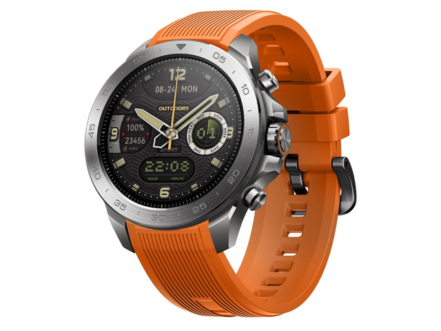GS Explorer S Titanium Outdoor Adventure Smartwatch for Men, Dual-Band GPS with Offline Maps, Military-Grade, 20-Day Battery, 10 ATM Waterproof for...