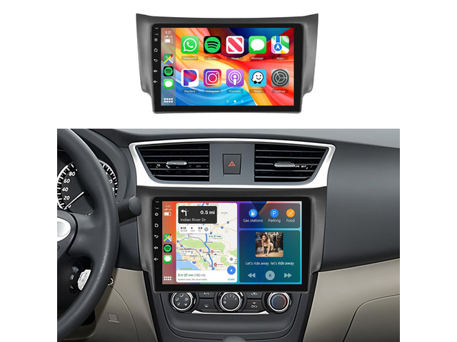 5Ghz WiFi Car Radio Stereo for Nissan Sentra 2013-2019 2+64G, 10.1' Touch Screen/Android 15/Wireless CarPlay/Android Auto/DSP EQ/GPS...