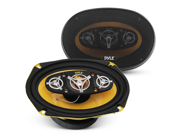 Car Eight Way Speaker System - Pro 6 x 9 Inch 500W 4 Ohm Mid Tweeter Component Audio Sound Speakers For Car Stereo w/ 120 Oz Magnet Structure, 3.55...