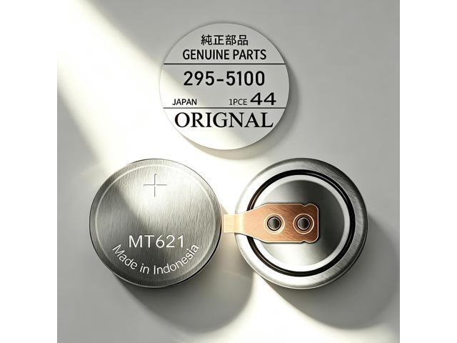 295-5100 Battery,Compatible with Panasonic Battery for Replacement for Citizen Eco Drive Watch Capacitor 295-5100 MT621 BP10, E000, E001, E010, E011