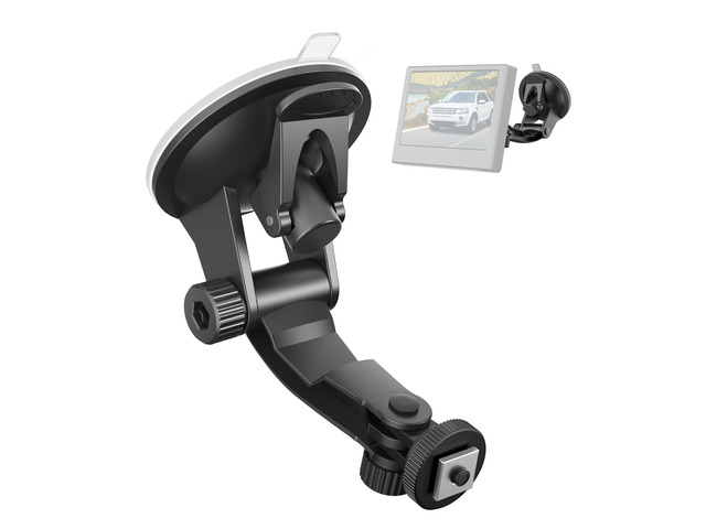 Suction Cup Backup Camera Mount for 7'/9' Windshield Monitor Large Dual Backup Camera Monitor Mount, Back up Camera Mounting Bracket for RV, Car,...