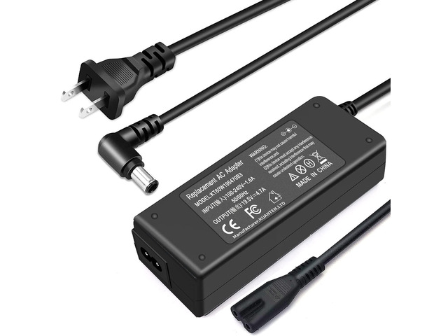 90W 19.5V 4.7A Laptop Charger Compatible with Sony Vaio VGP PCG 19.5V Power Cord with Bravia TV KDL Series KDL-32W600D KDL-40W650D KDL-40R510C...