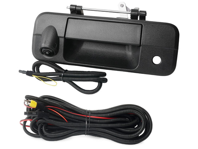 Tailgate Handle Backup Camera Compatible with 2007-2013 Toyota Tundra, Tailgate Latch Door Handle with Rear View Reverse Camera RCA Connector...