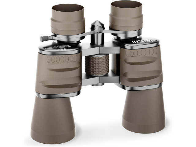10-30x50 HD Zoom Binoculars for Adults with High-Powered & Image Stabilization - Waterproof, Clear Low-Light Vision Binos for Bird Watching,...