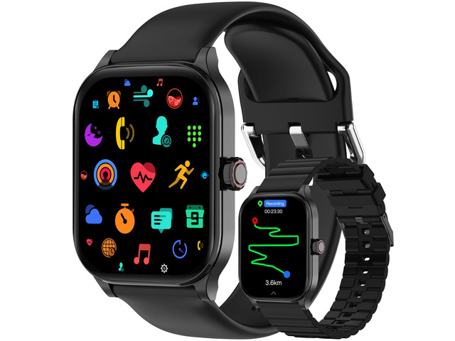 Smart Watch for Men Women Built-in GPS with AI (Answer/Make Call), 1.96' HD Display, IP68 Waterproof, Bluetooth Calls, 100+ Sport Modes, 24/7...