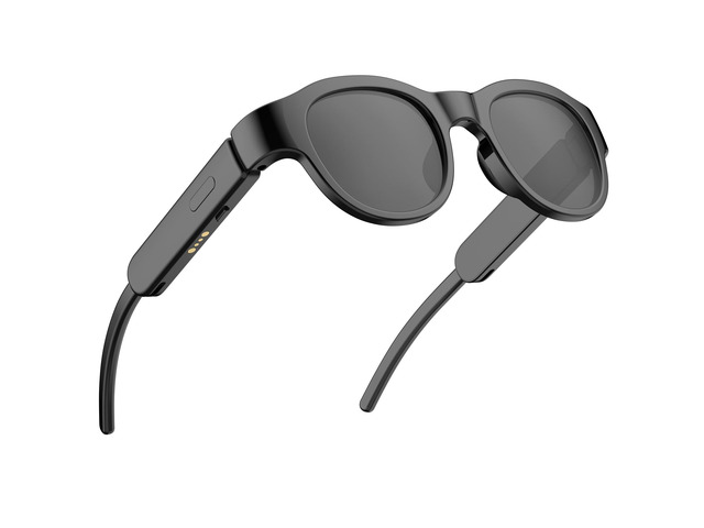 Smart Glasses for Kids, Polarized Sunglasses with Bluetooth Speaker, Athletic/Outdoor UV Protection and Voice Control, Kids Ages 6-12 (Grey Lens)