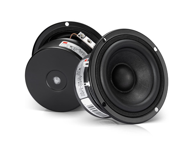 3 inch Tweeter Speakers HiFi Full Range Woofer Loudspeaker, 2 PCS 4 Ohm Anti-Magnetic Speakers for 2.0/2.1 Boom Box Satellites Speaker DIY (4)