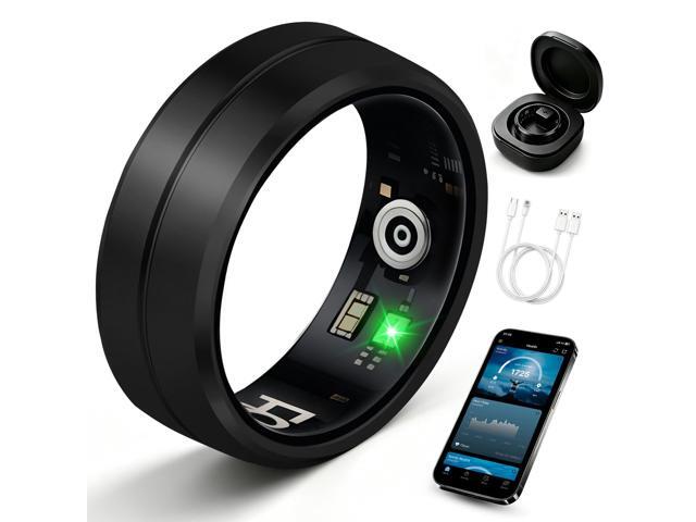 Smart Ring for Women Men, All-New Matte Scratch-Resistant Design, Health & Fitness Tracker for Sleep, Stress & Activity Monitoring, Long Battery...