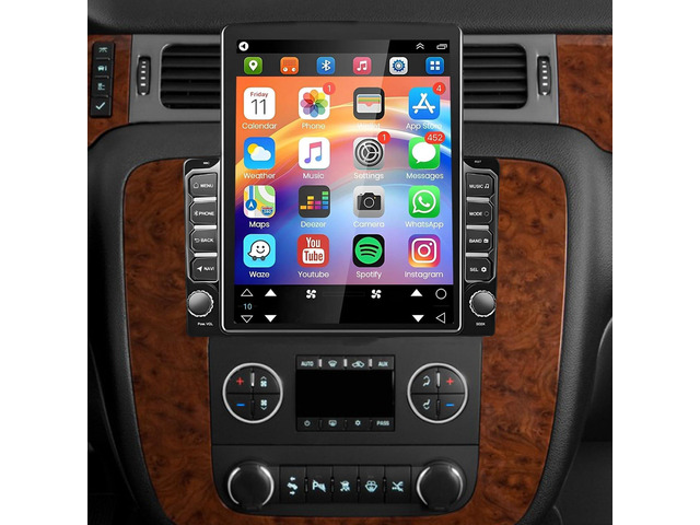2+64G Car Radio for Chevy Tahoe Suburban Silverado GMC Sierra 2007-2013 Car Stereo with Wireless Carplay Android Auto Bluetooth Touch Screen with...