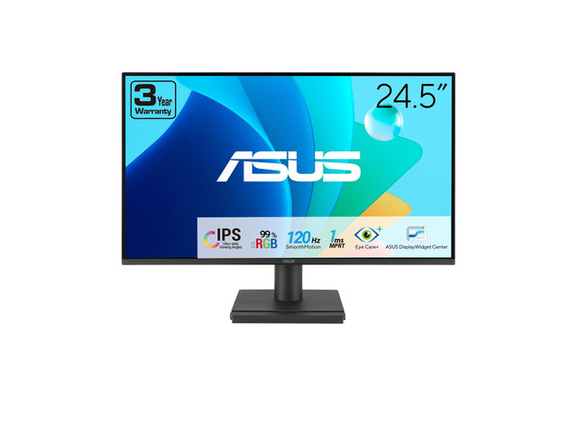 25 (24.5-inch viewable) 1080P Eye Care Monitor (VA259HGA) - IPS, Full HD, Frameless, 120Hz, Adaptive-Sync, 1ms, HDMI, VGA, Eye Care, Ergonomic,...