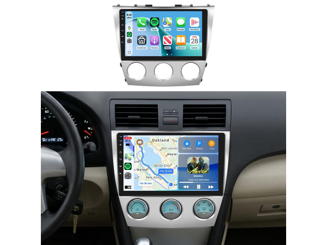 4G+64G Car Radio Stereo for Toyota Camry 2006-2011(Manual A/C) 10.1inch IPS Touch Screen/Android 15/Wireless CarPlay/Android Auto/DSP 32...