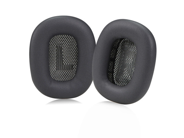 Ear Cushions for Apple AirPods Max Headphones, Protein Leather Earpads Replacement Covers Cups Pads with Sofer Memory Foam and Magnet(Black)