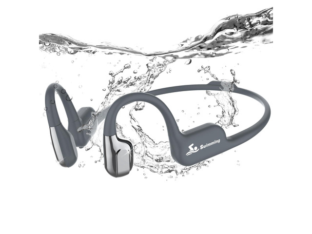 Swimming Headphones, Bone Conduction Earbuds IP68 Waterproof Earbuds 8G MP3 Player Swimming Earphones Underwater, Bluetooth 5.4 Open Ear...