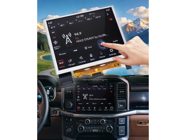 TDO-XGA084 8.4' Uconnect Screen Replacement, Uconnect 4C UAQ LCD Monitor Touch-Screen for 2018-2023 Jeep Dodge RAM Chrysler, 68388570AB