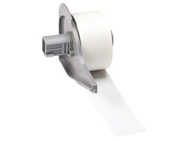 All Weather Permanent Adhesive Vinyl Label Tape for M710 and BMP71 Printers - 1' x 50', White. M7C-1000-595-WT