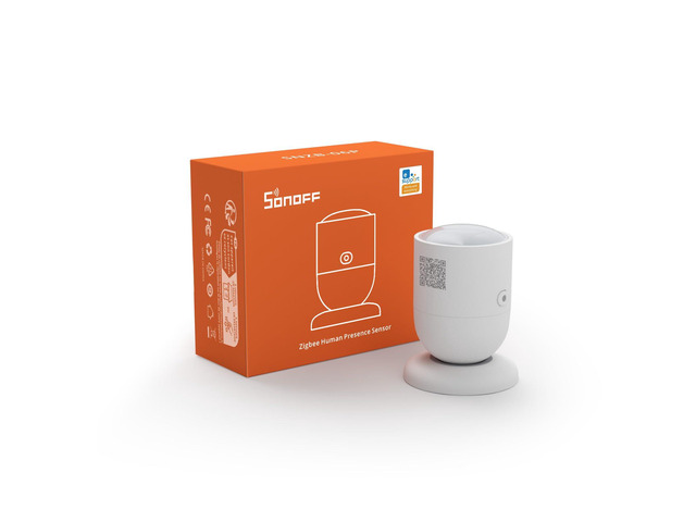 Zigbee Human Presence Sensor, SNZB-06P Zigbee Smart Motion Detector with 5.8GHZ cmWave Radar, Requires ZigBee Bridge (1-Pack)