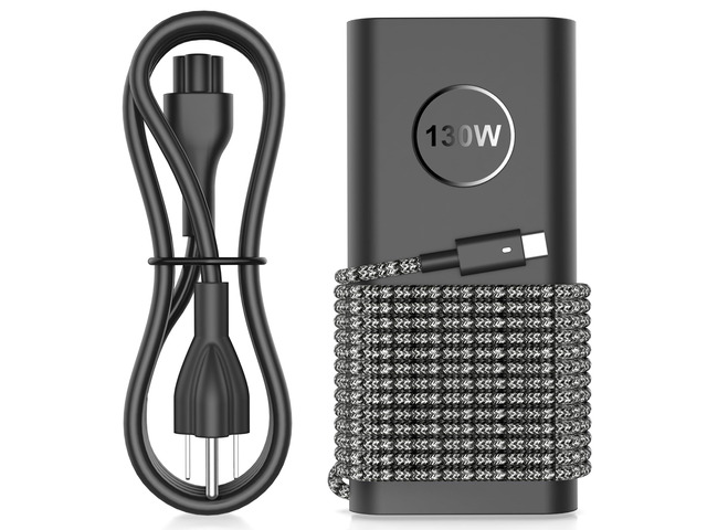 130W USB C Laptop Charger AC Adapter Compatible with Dell XPS For Dell XPS 15 9500-9530, XPS 17 9700-9730, Precision 5530 5550 5560 5570 5750...