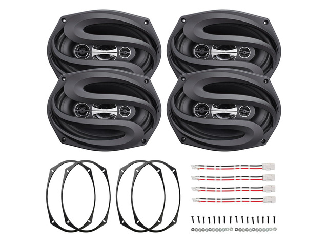 6X9 inch Car Audio Door Speakers (2-Pairs) for Dodge RAM 1500/2500/3500 Car Audio Speaker Upgrade Kit for 2013-2024 Dodge Models,350 Watts Max...