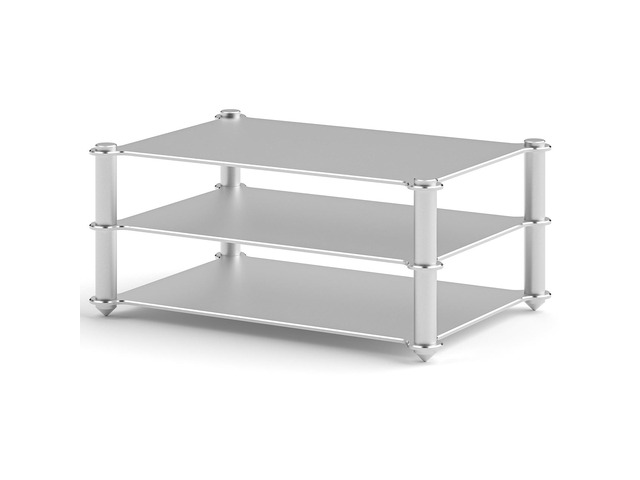 DoukAudio Aluminum Audio Rack Stand: Multi Layer Desktop HiFi Shelf for Amplifier Preamp DAC Ventilated Modular Storage Rack CNC Build Home Studio...