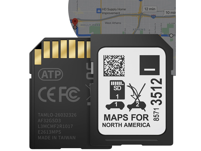 2026 Navigation SD Card for USA/Canada/Mexico, Latest GM Navigation Map Compatible with Buick Cadillac Chevrolet GMC 2019-2024, GPS SD Card Part...