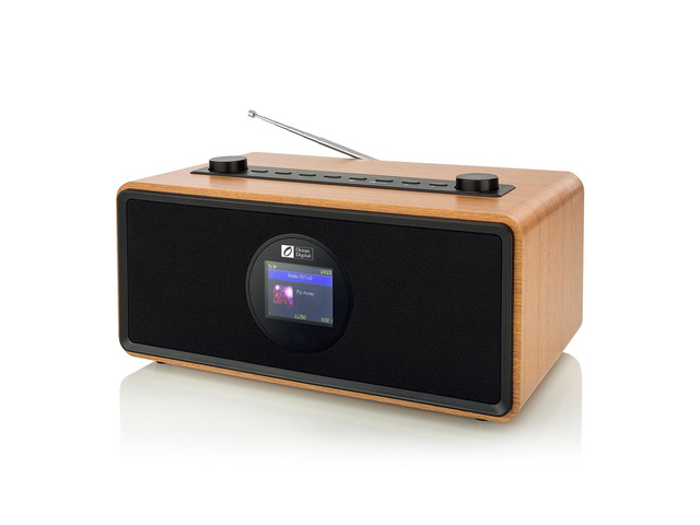 Ocean Digital WR-860 FM Wi-Fi Internet Radio with Stereo Speakers, Alarm Clock, Sleep Timer, Line Out, Aux in, Stress Relief, Relaxation and Sleep...