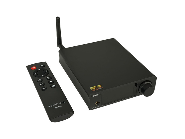 DX3Pro+ LDAC Headphone Amplifier, ES9038Q2M Bluetooth 5.0 DAC, NFCA Audio Decoder, USB/Optical/Coax Inputs, with Remote Control, Headphone Amp,...