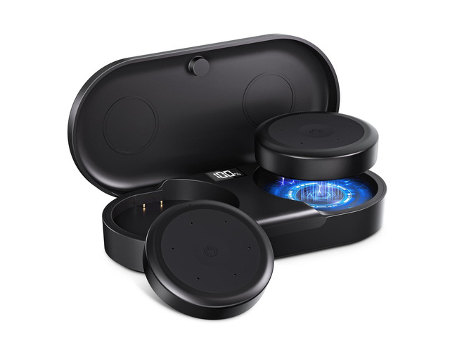 2025 Ski Helmet Speaker, True Wireless Earbuds for Audio-Ready Helmets, Bluetooth Headsets with Charging Case & LED Display & IPX5 Water-Resistant,...
