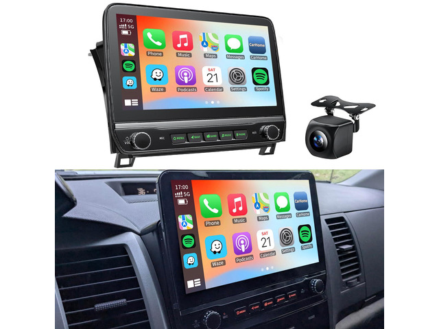 4+64G Car Radio Stereo for Toyota Tundra 2007 2008 2009 2010 2011 2012 2013 Toyota Sequoia 2008-2019, WiFi CarPlay Android Auto GPS Navi...