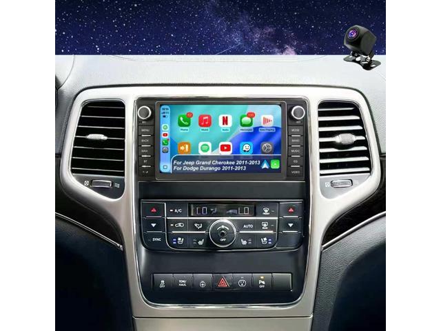 5GWifi Upgrade Radio for Dodge Durango 2011-2013, Jeep Grand Cherokee 2011 2012 2013, 7inch Touchscreen Car Stereo Replacement Apply CarPlay...