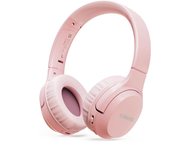 Kids Headphones Bluetooth 60H, Foldable On Ear Headphone with MIC, Volume Limiter 85dB/94dB Wireless & Wired Headphones, Over-Ear Headphone for Kid...